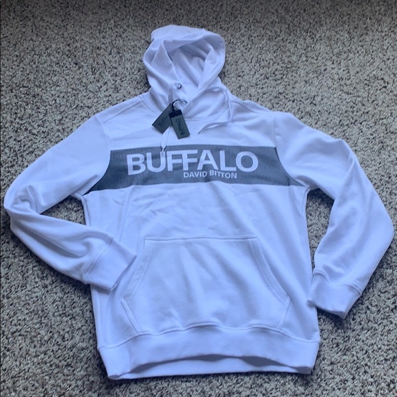 Buffalo David Bitton Other - Buffalo David Bitton White Hoodie New With Tags